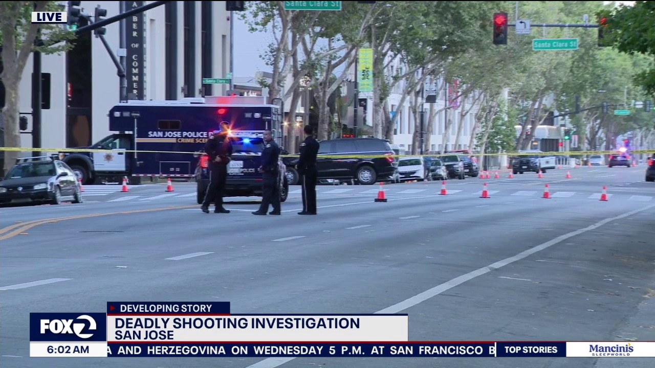 Double shooting investigation in San Jose in downtown
