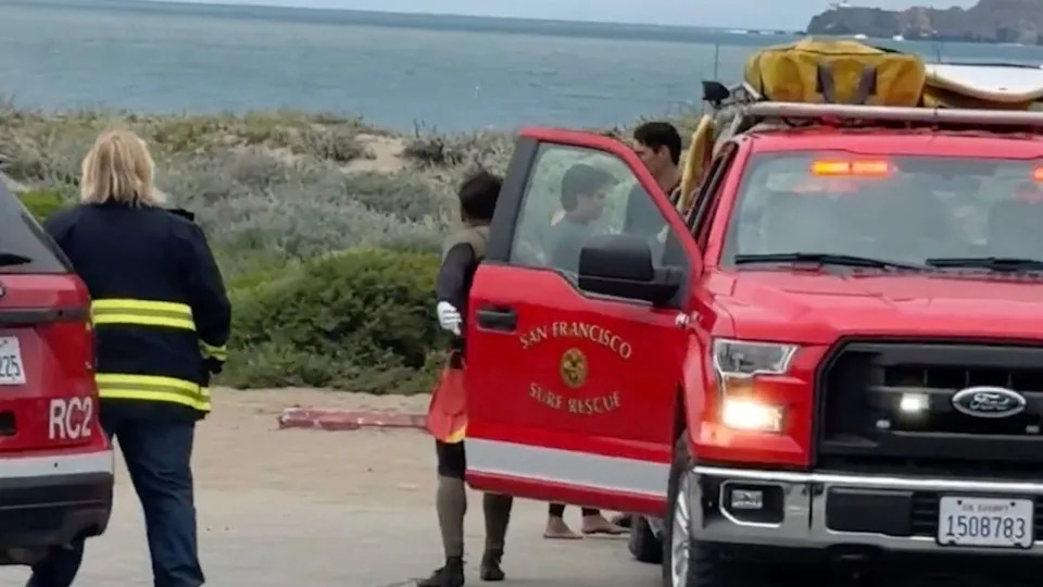Fisherman pulled out to sea