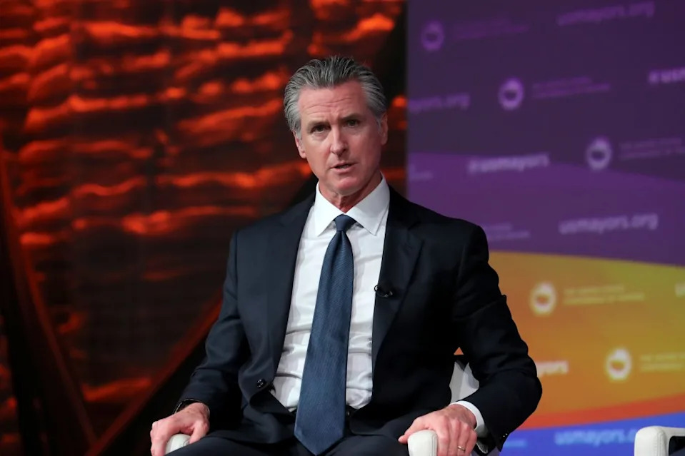 California Governor Gavin Newsom. David Buchan for Ca Post