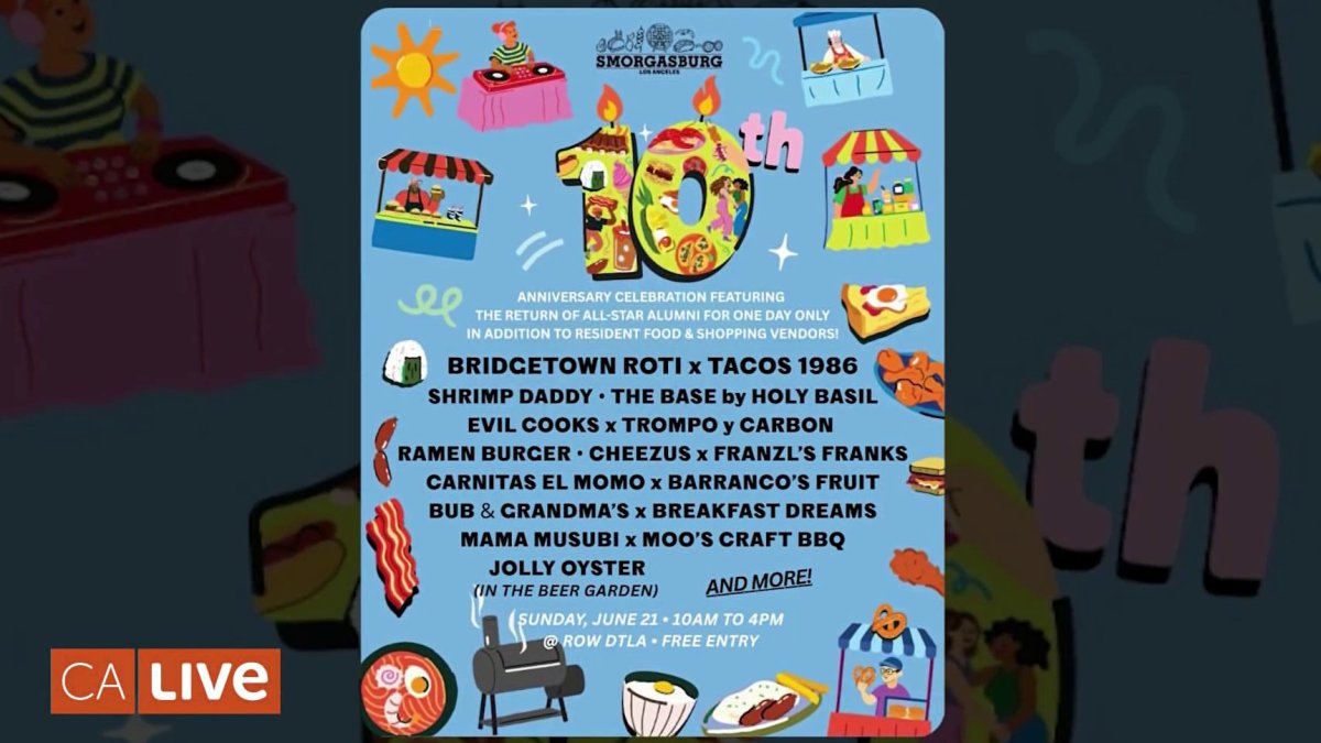Smorgasburg L.A. celebrates 10 years of food, flavor, and community – NBC Los Angeles