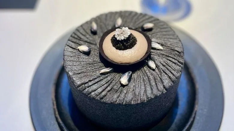 Sope with caviar from Californios