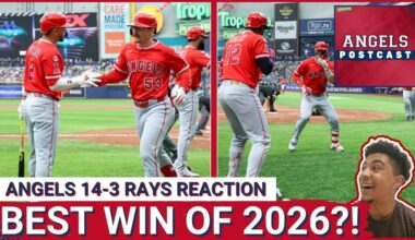 ANGELS POSTCAST: Wade Meckler GRAND SLAM 1st of 4 HRs in 14-3 win over TB Rays! Neto SCARY Injury
