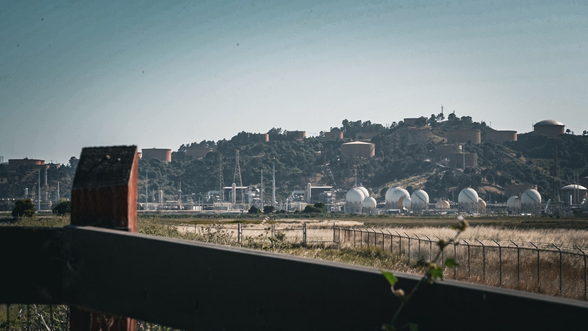 Chevron refinery in Richmond California