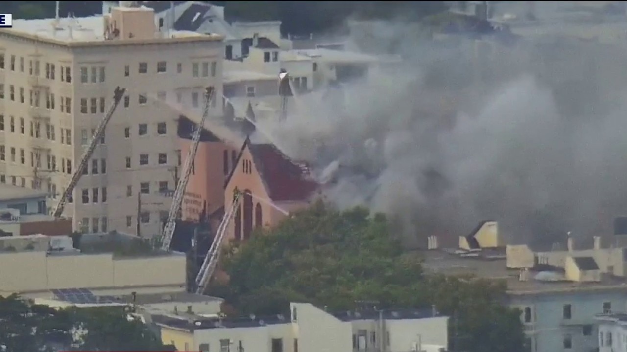San Francisco church fire goes to 3 alarms 
