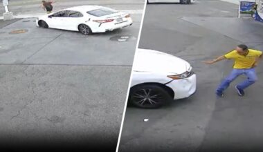 Video shows car strike people at gas station in Culver City rampage – NBC Los Angeles