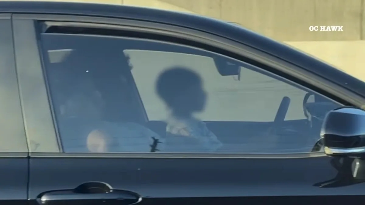 Video of Child Steering a Car on a California Freeway at Highway Speed Leaves Viewers Stunned