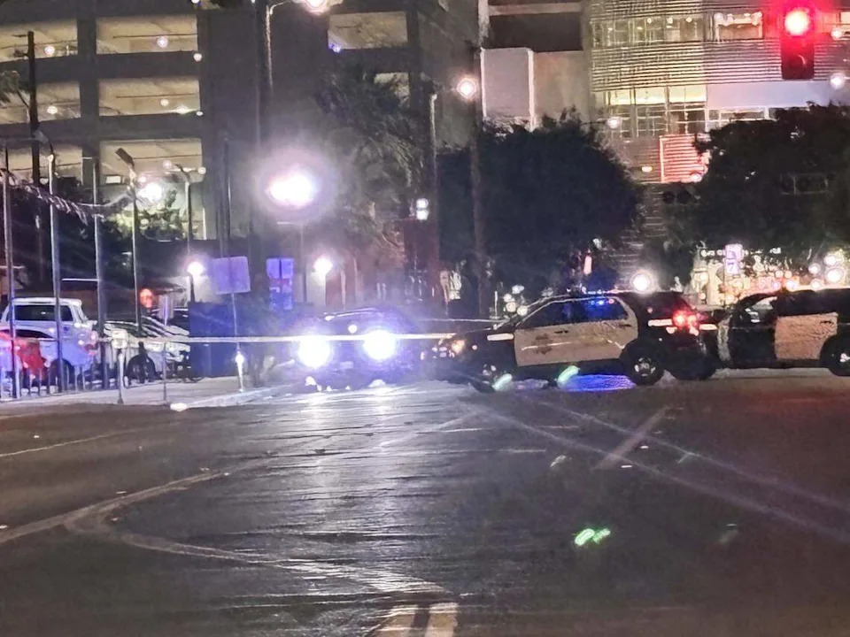 Officers found Kyle Beachy, 42, of Fresno lying in the roadway near Divisadero and Abby streets. He died of injuries sustained during a suspected altercation, police say.