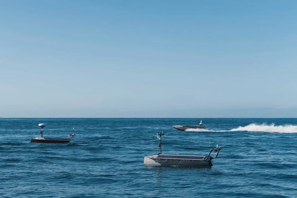 A fleet of autonomous vessels backed by the US Navy has been launched off California to hunt down Chinese ghost ships. Seasats