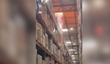 Video inside Tracy warehouse shows fire's early moments