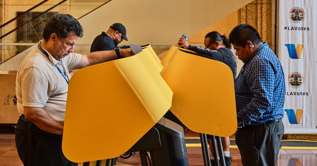Justice Dept. Pushes Limits of Its Power Over State Elections