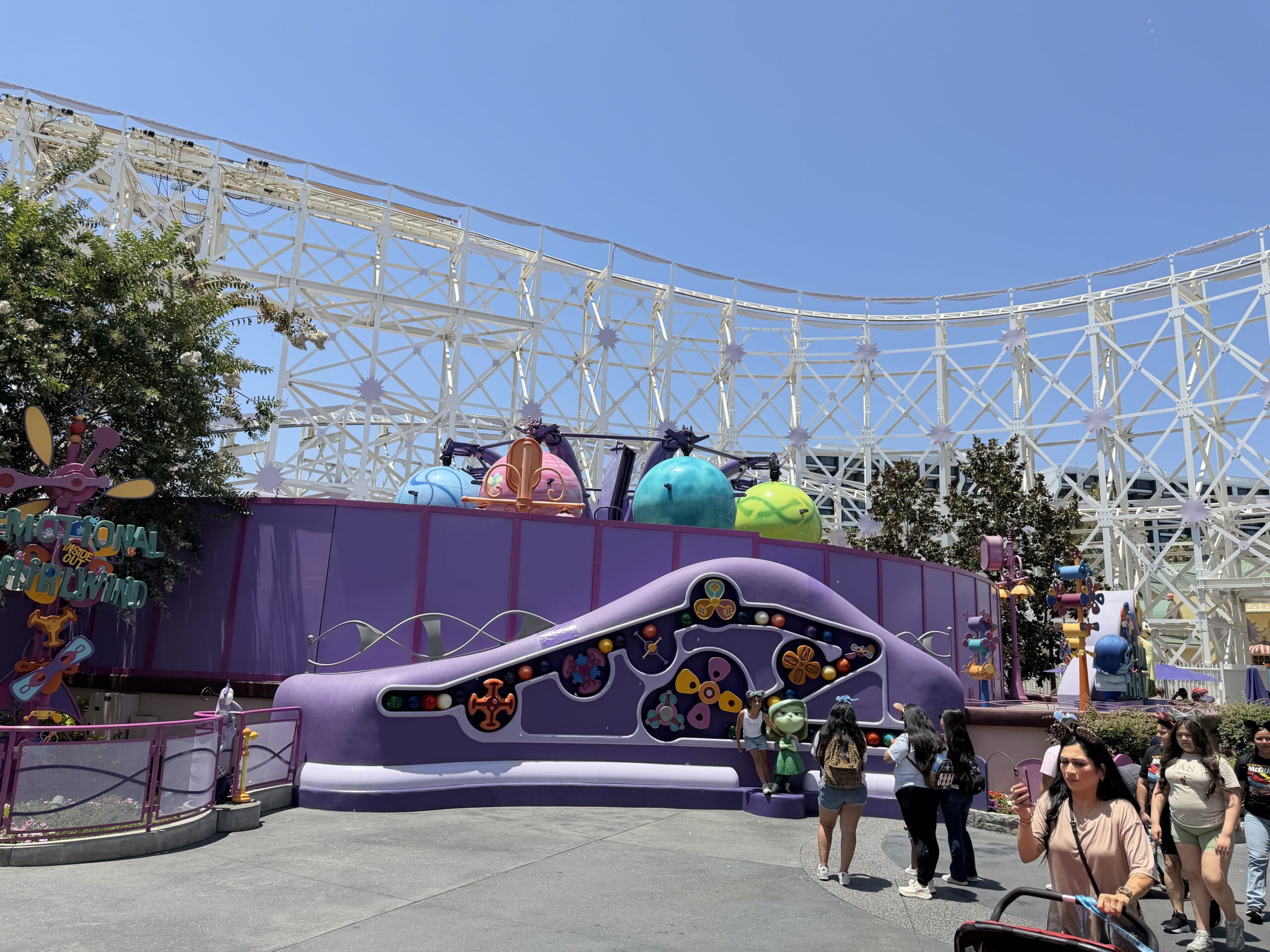 Inside Out Emotional Whirlwind at Disney California Adventure refurbishment