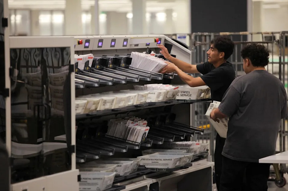 Much of the slow counting can be attributed to the state’s generous mail voting system. REUTERS