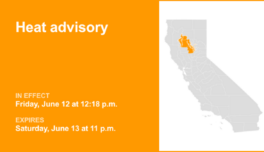 UPDATE: Heat advisory affecting Shasta Cascade until Saturday night, says the NWS