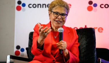LA Mayor Karen Bass, acknowledging mistakes, angles for second term in struggling city