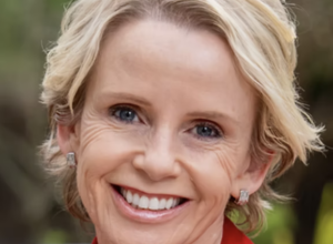 woman smiling