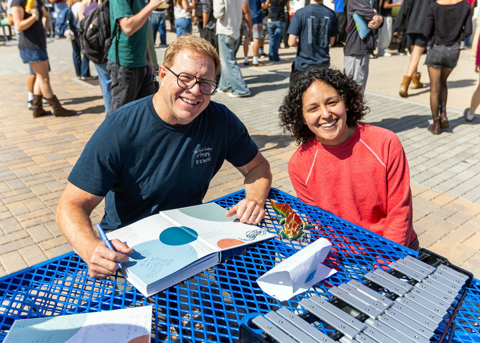 Teachers Rob Ross and Yoshi LeaVesseur (Jon Clark)