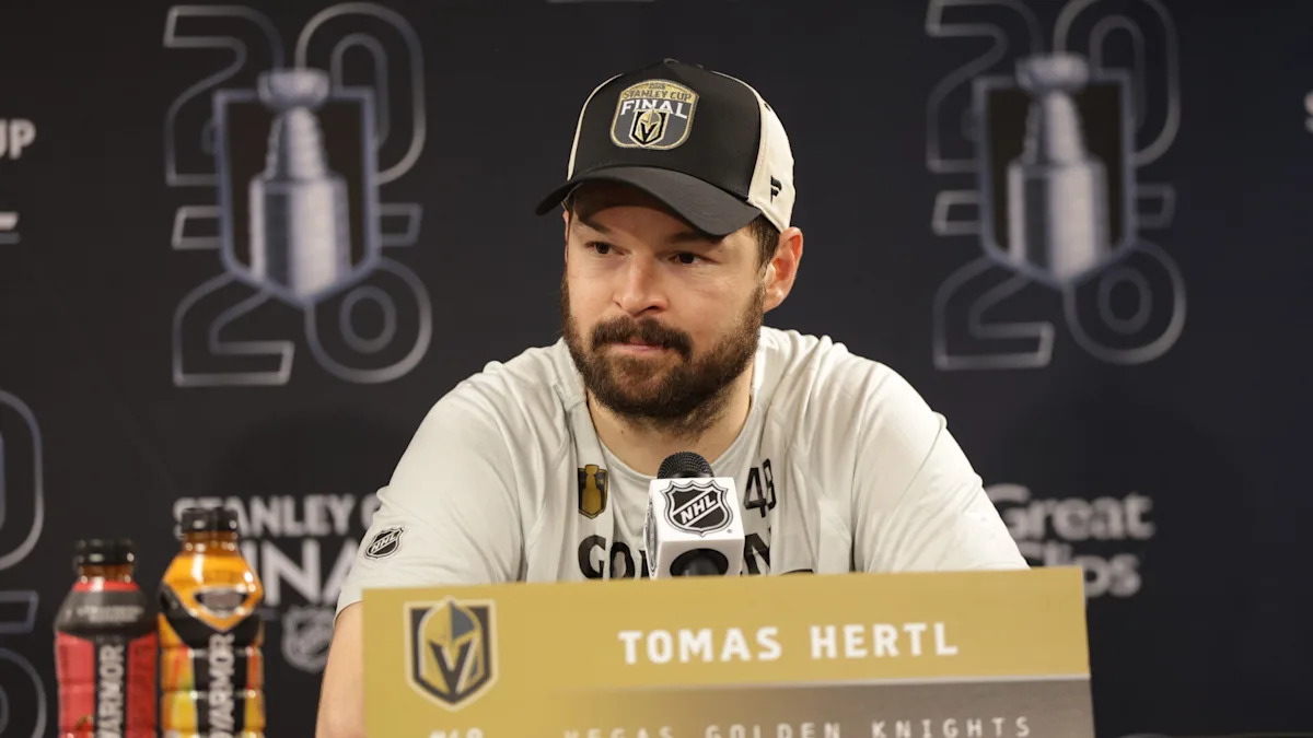Tomas Hertl is the hero for the Golden Knights just in time in the Stanley Cup Final