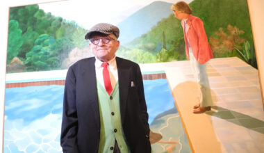 David Hockney helped define the look of modern California. Here's the story behind his record-breaking painting.