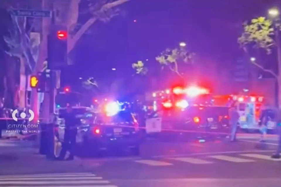 One person was killed and another seriously injured on Sunday in a shooting at a popular entertainment spot in San Jose, California, that has been hosting a World Cup “fan zone” screening matches, police said. CITIZEN
