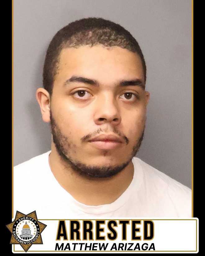 Matthew Arizaga Matthew Arizaga is accused of fatally shooting a man in at a Motel 6 lobby on June 9, 2026, according to the Sacramento County Sheriff's Office.