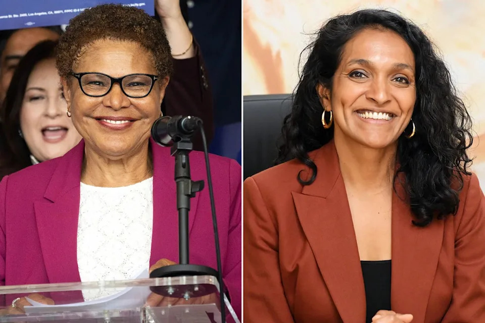 Karen Bass in Los Angeles on June 9, 2026; Nithya Raman in Los Angeles on Oct. 11, 2024Credit: Hans Gutknecht/MediaNews Group/Los Angeles Daily News via Getty; Vivien Killilea/Getty