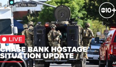 Bakersfield police hold press conference on Chase Bank hostage situation