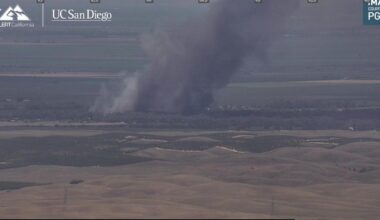 Yolo County fire shuts down southbound I-5 near Dunnigan