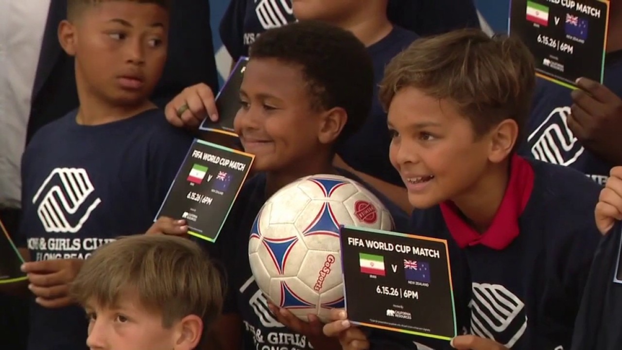 Kids surprised with FIFA World Cup tickets
