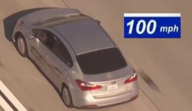 California car chase suspect clocked by SkyFOX of going more than 100 mph