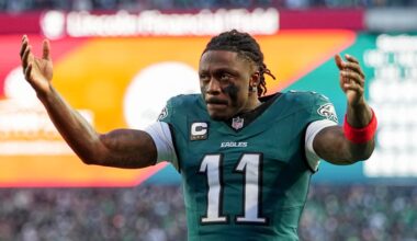 The 49ers won’t play A.J. Brown in ‘26 after the Eagles traded him out of the NFC