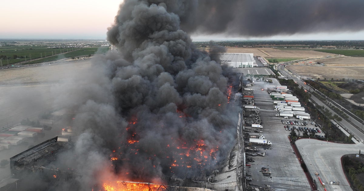 Tracy's air quality impacted by warehouse fire, residents urged to stay inside