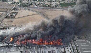 Excavation crews called to Medline warehouse to help access remnants of massive fire