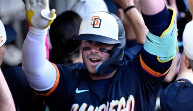 San Diego stuns L.A. with 7-run bashing