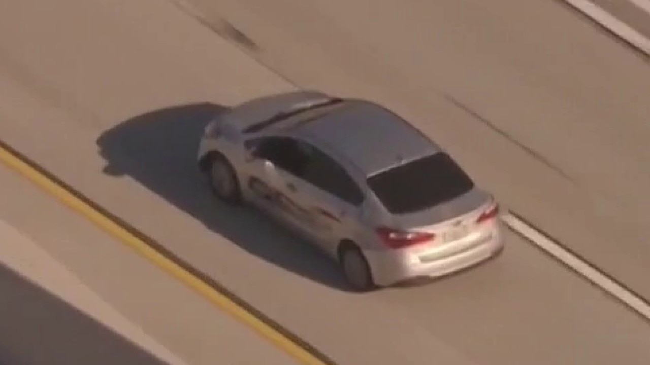 SkyFOX clocks car chase suspect at 100 mph