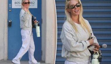 Spencer Pratt’s wife Heidi Montag spotted holding mic after his Los Angeles mayoral loss