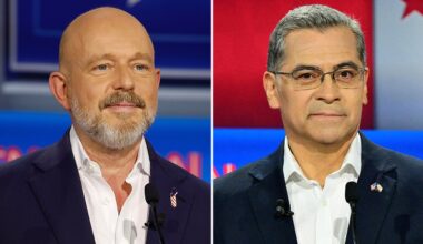 Steve Hilton and Xavier Becerra leading gubernatorial contenders in California