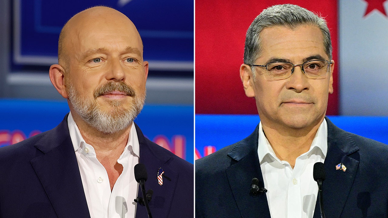 Steve Hilton and Xavier Becerra leading gubernatorial contenders in California