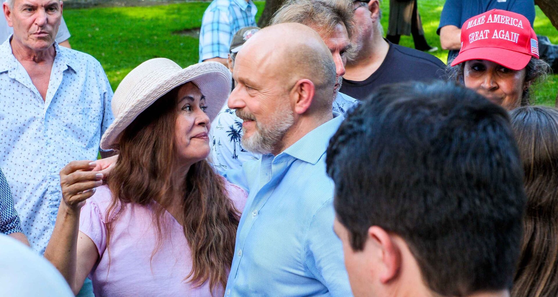 PHOTOS: Inside Steve Hilton’s visit to Sacramento after election night