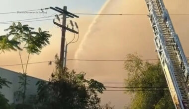 Warehouse fire prompts evacuations in Monrovia, California