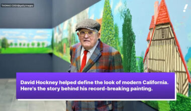 David Hockney helped define the look of modern California. Here's the story behind his record-breaking painting.