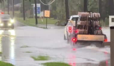 Flooding in Long Beach makes roads impassable