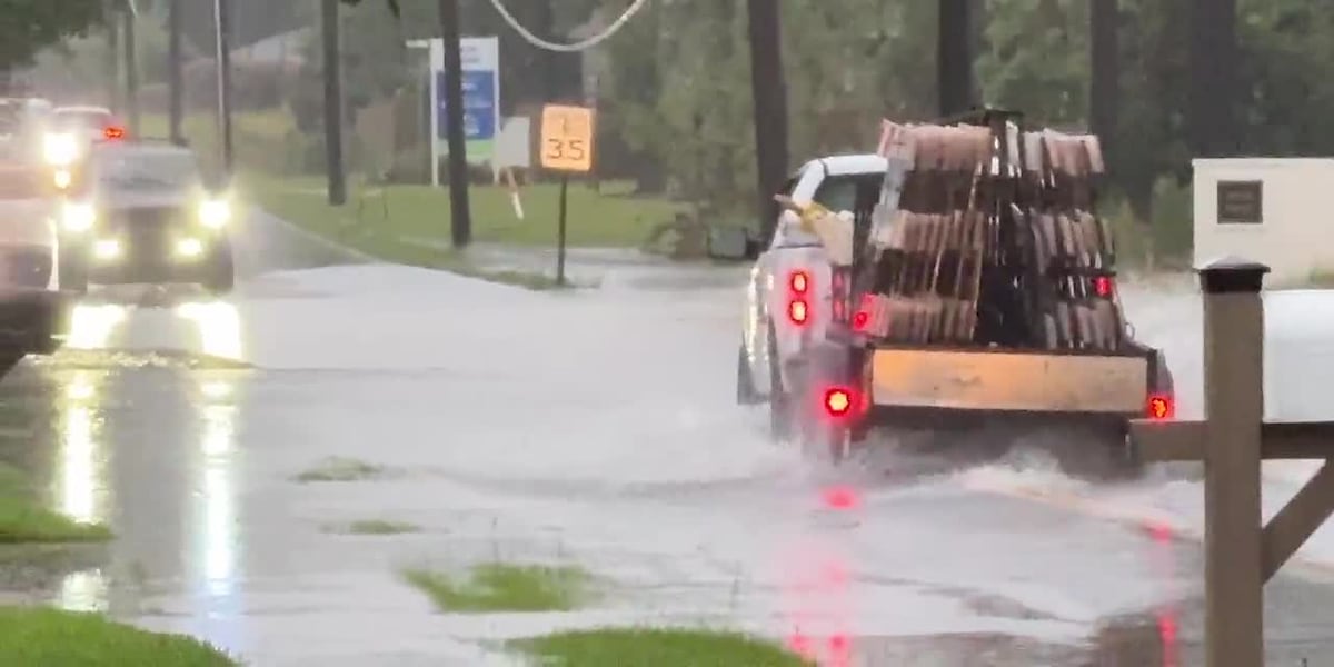 Flooding in Long Beach makes roads impassable
