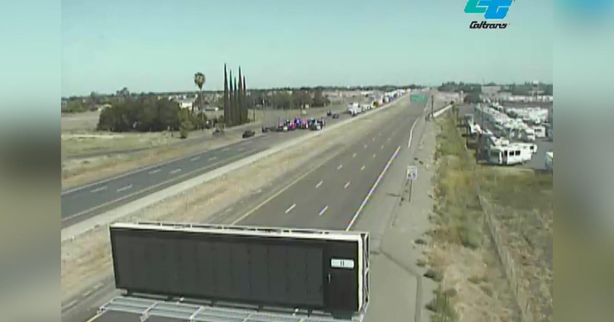 Stretch of I-5 near Stockton shut down by police activity