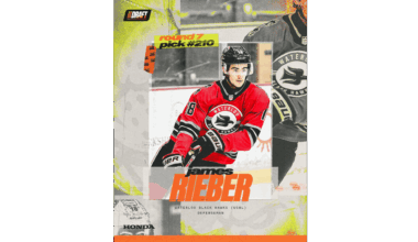 Ducks Select Defenseman Rieber in Seventh Round of NHL Draft
