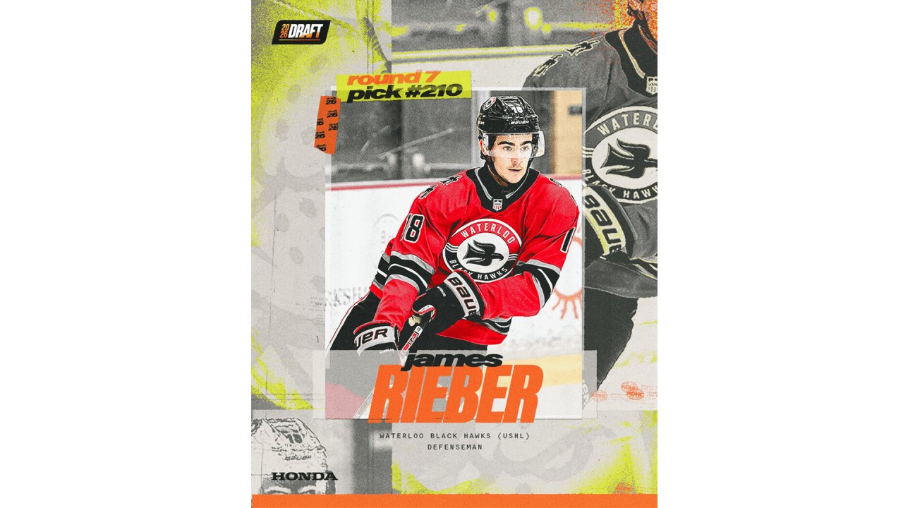 Ducks Select Defenseman Rieber in Seventh Round of NHL Draft