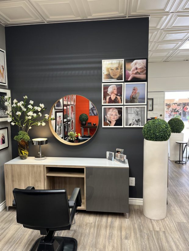 Summers Salon in La Jolla is displaying these and other photos of Marilyn Monroe in honor of her 100th birthday. (Provided by Jeremy Mariage)