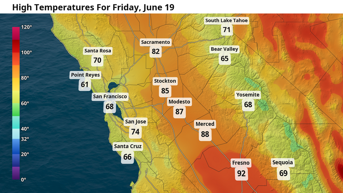 Juneteenth weekend forecast: Cooler days before heat returns