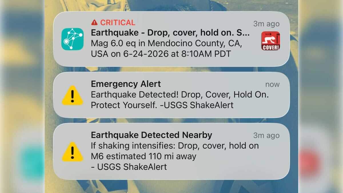 Why Sacramento got earthquake alerts after Mendocino County quake