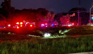 Fiery crash off I-30 closes Oakland overpass, sends 1 to hospital
