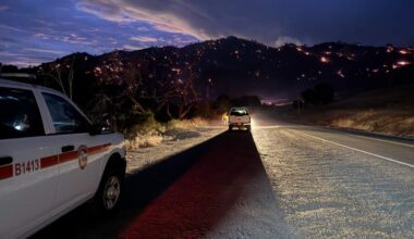 Putah Fire near Winters reaches 45% containment
